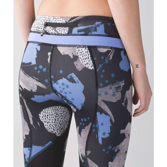 LULULEMON ATHLETICA Inspire Crop II 'Full On Luxtreme (Mesh) Size 6 - Picture 3 of 6